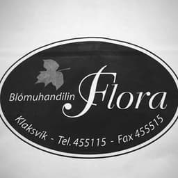 Blómuhandilin Flora logo